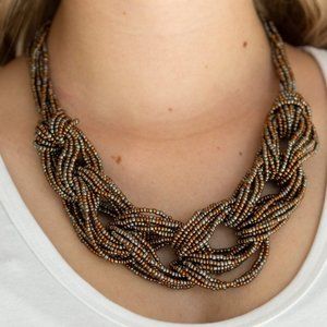 City Catwalk Copper Necklace